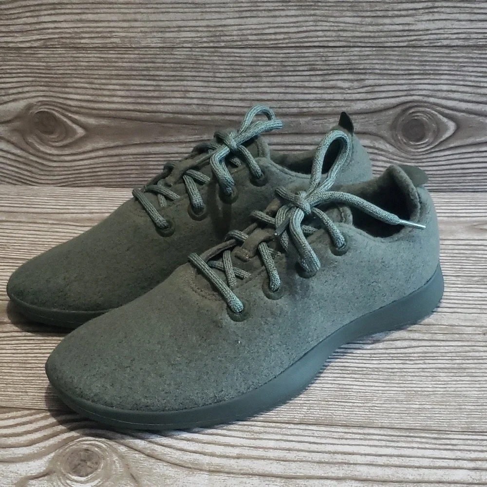 Allbirds Merino Green 9 laces woman shoes